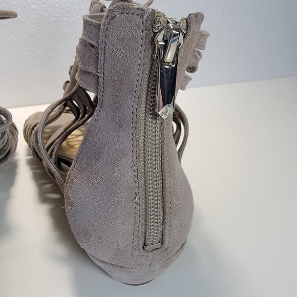 Sam Edelman Womens 9 Daleece Beige Suede Strappy Gladiator Sandals EUR 39 - Picture 11 of 11